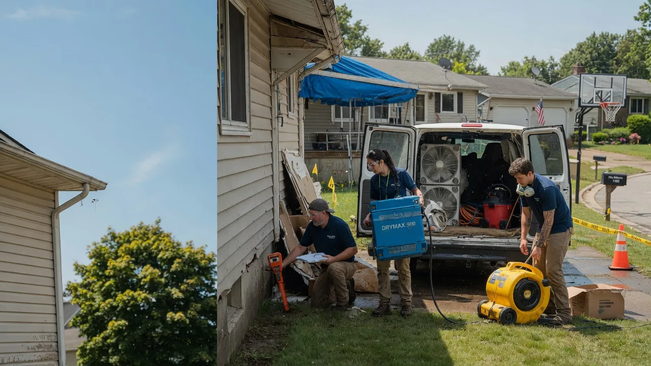 Ceiling Leak Cleanup in Montrose, PA near me